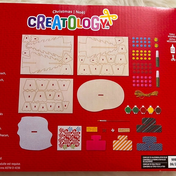 NWT Creatology 3D Christmas tree craft kit - Picture 4 of 5